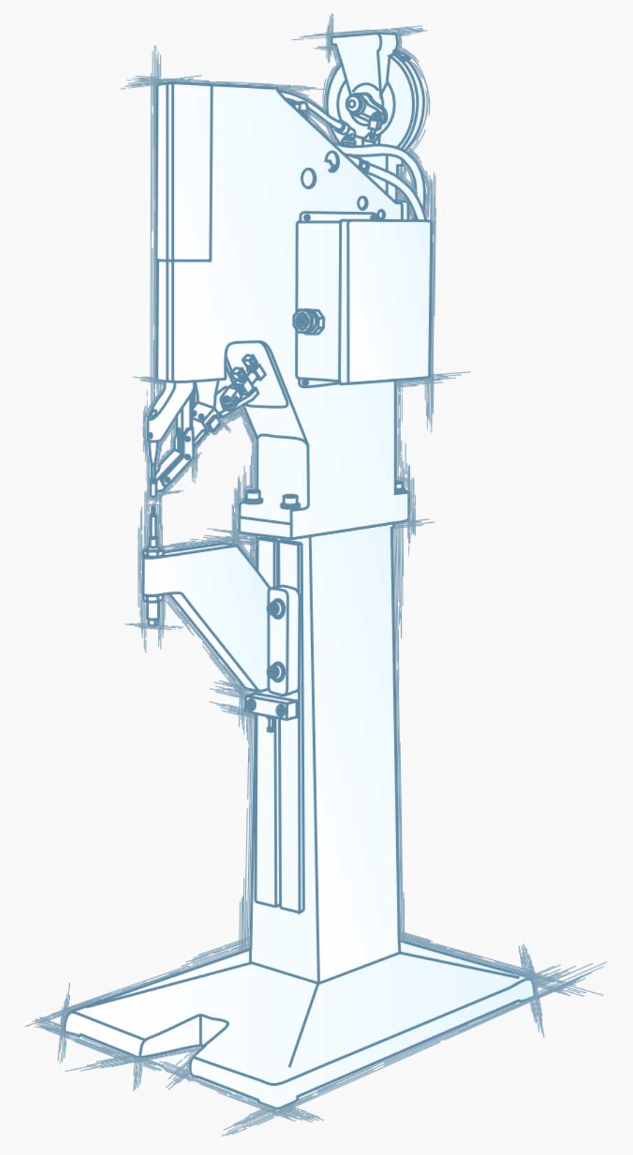 National Rivet Model 1600 Pneumatic Machines
